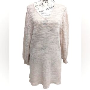 Sita Murt women's linen blend pullover dress tunic size 38